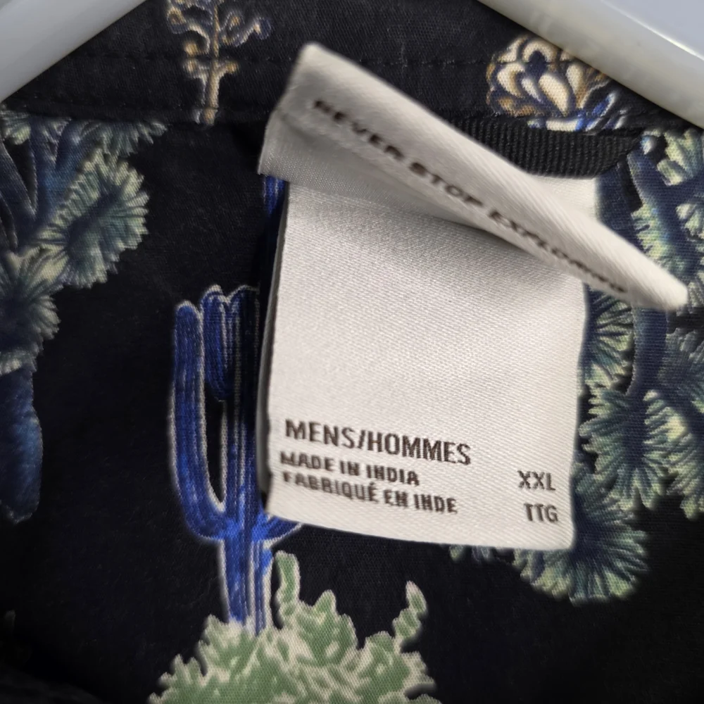 The North Face Baytrail Pattern Mens Short Sleeve Shirt Sz XXL